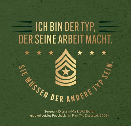 Stilvoll beleidigen - Tischaufsteller Detail