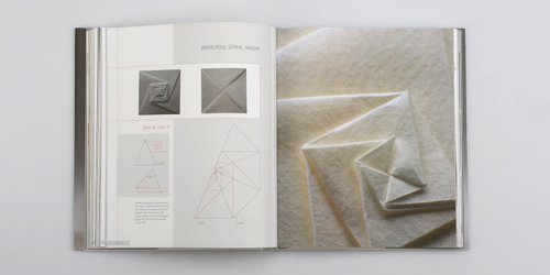 Spiral - Origami Kunstband von Tomoko Fuse Detail