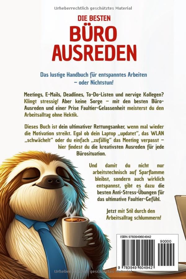 Die besten Büro-Ausreden Detail