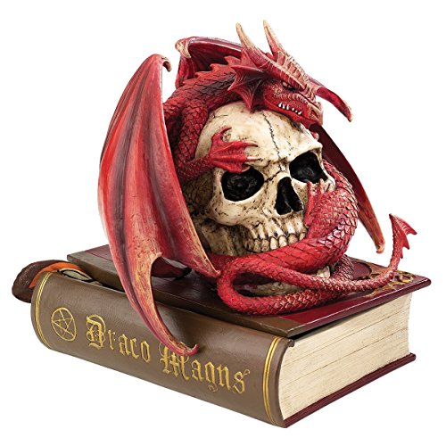 Drachen-Schatulle mit Totenschädel Detail