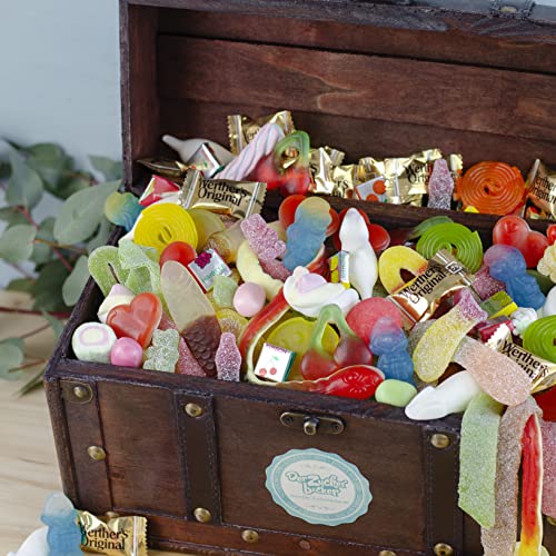 Schmatztruhe - Süßigkeiten-Schatzkiste Detail