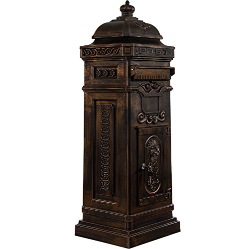 Viktorianischer Säulenbriefkasten Detail