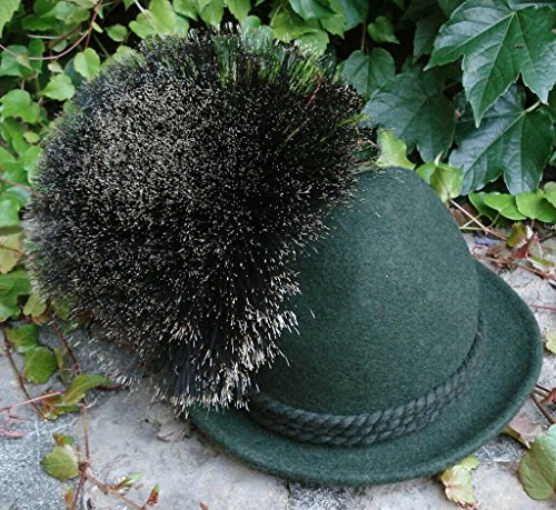 Gamsbart Extra Groß mit Versilberter Hülse