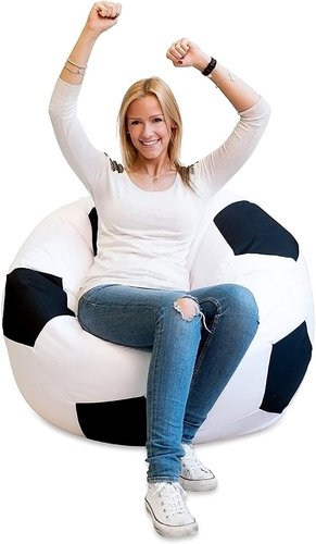 Lumaland Fußball-Sitzsack Detail