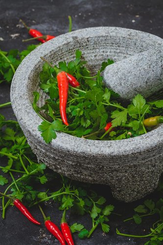 Molcajete Granit-Mörser