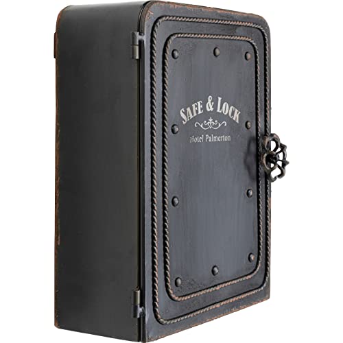 Vintage Schlüsseltresor im Safe-Design Detail