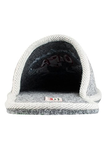 Adelheid Filzpantoffeln "Allerbester Opa" Detail