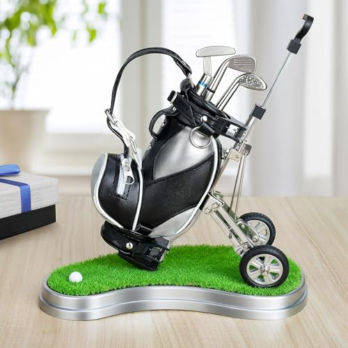 Miniatur-Golfbag als Stifthalter