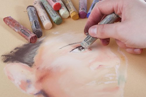 Schmincke Pastellkreiden Premium-Kollektion Detail