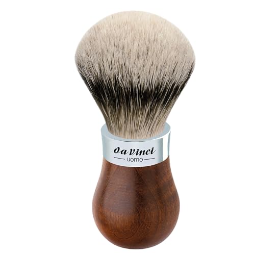 Da Vinci Rasierpinsel Silberspitz Detail