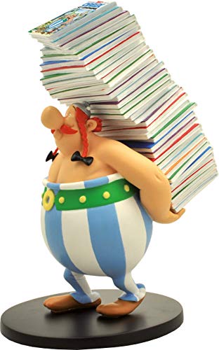 Obelix mit Bücherstapel - Sammelfigur von Plastoy