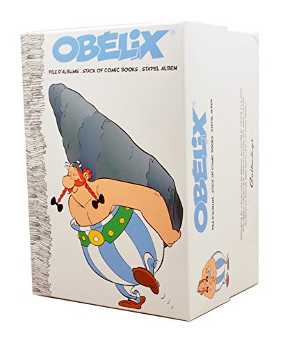 Obelix mit Bücherstapel - Sammelfigur von Plastoy Detail