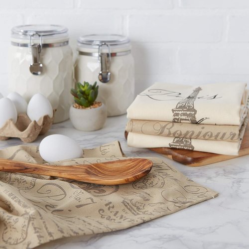 Französische Jacquard-Geschirrtücher