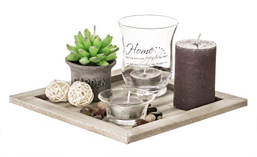 Home Deko-Ensemble mit Teelichthaltern Detail