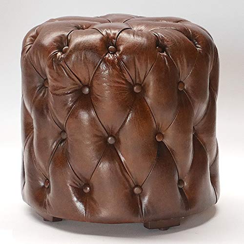 Chesterfield Lederhocker