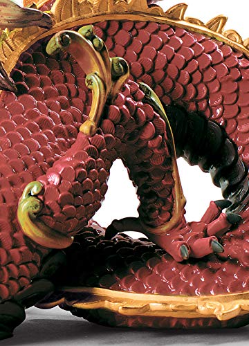 Lladró Porzellan-Drache Detail