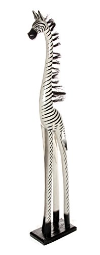Lebensgroßes Holzzebra aus Bali