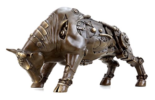 Steampunk Bronze-Stier von Martin Klein