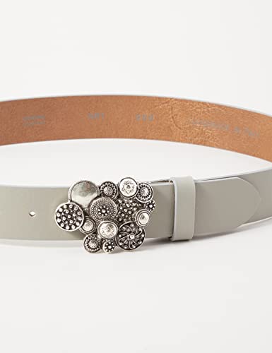 MGM Ledergürtel mit Ornament-Schließe