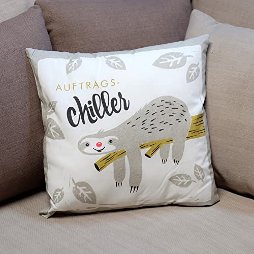 Faultier-Kissen mit Wendeoptik