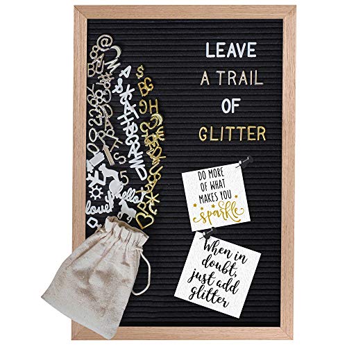 Gadgy Letter Board mit Holzrahmen