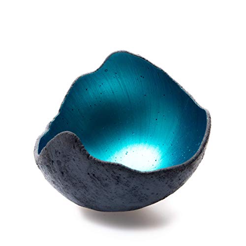 Lichtschale Petrol von Stoamandal Detail