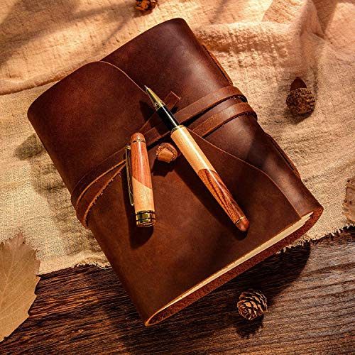 Handgefertigter Holz-Gelschreiber mit Etui