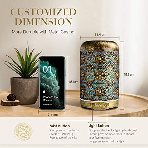 Aroma-Diffuser aus Metall Detail