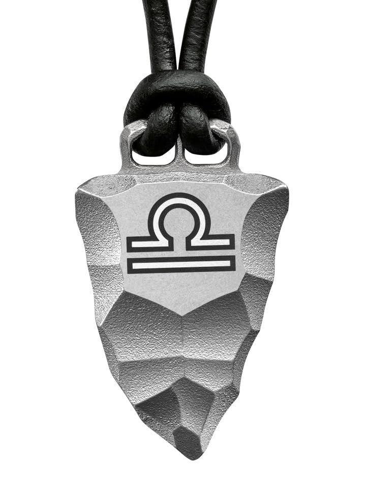 Titan-Anhänger Sternzeichen Waage Detail