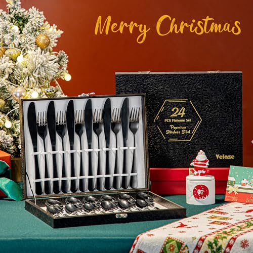 Velaze Besteckset in edlem Schwarz