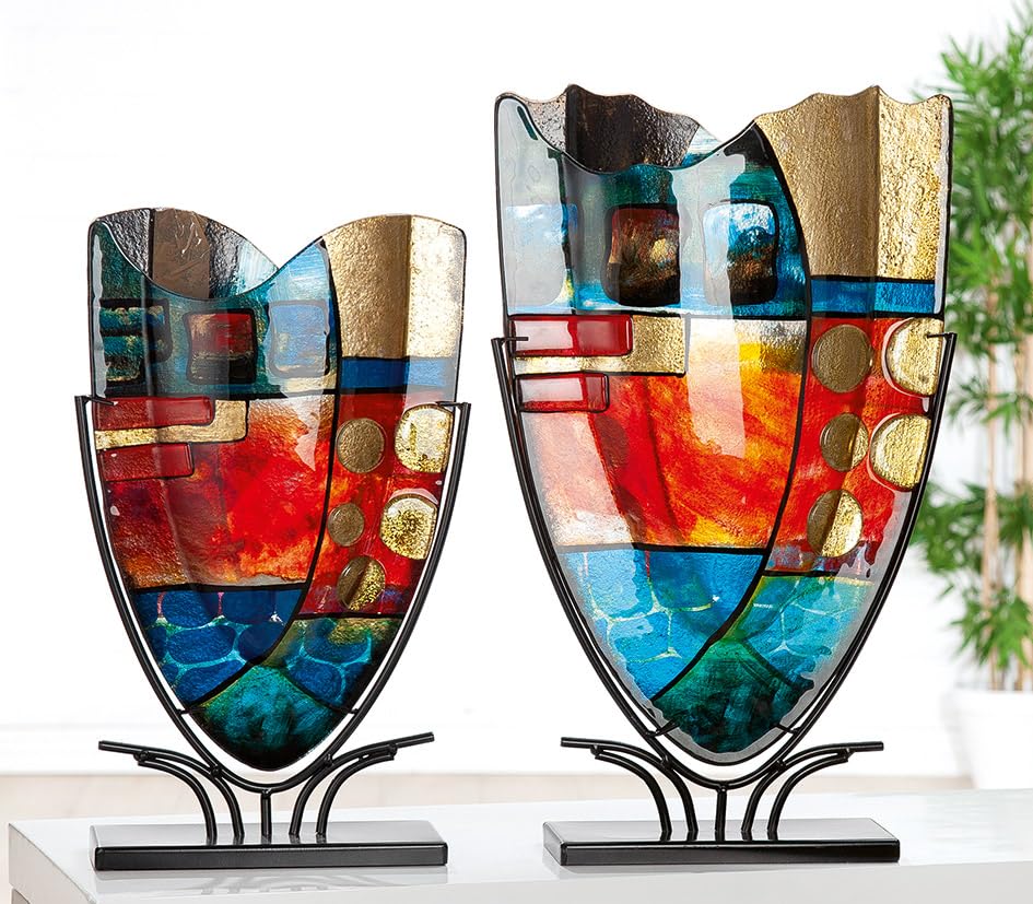 Gilde Glaskunst-Vase Nebra