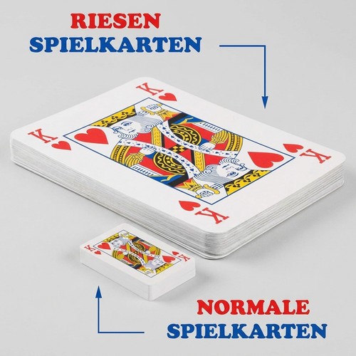 Jumbo-Spielkarten im XXL-Format Detail