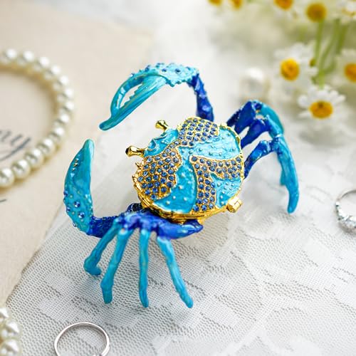 Schmuckkästchen Blaue Krabbe