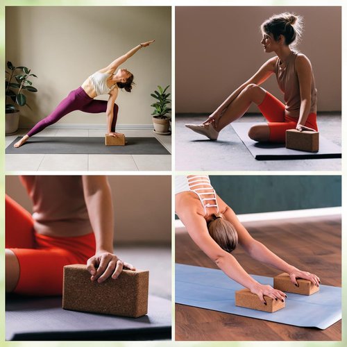 Yogablöcke aus Naturkork Detail