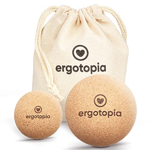 Ergotopia Faszienball-Set aus Kork Detail