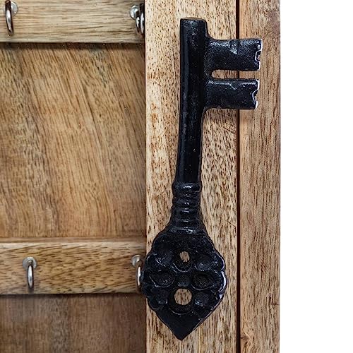 Schlüsselkasten aus Mangoholz Detail