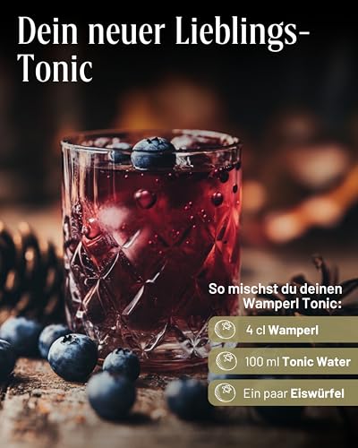 Wamperl Stamperl Zirbenlikör Detail