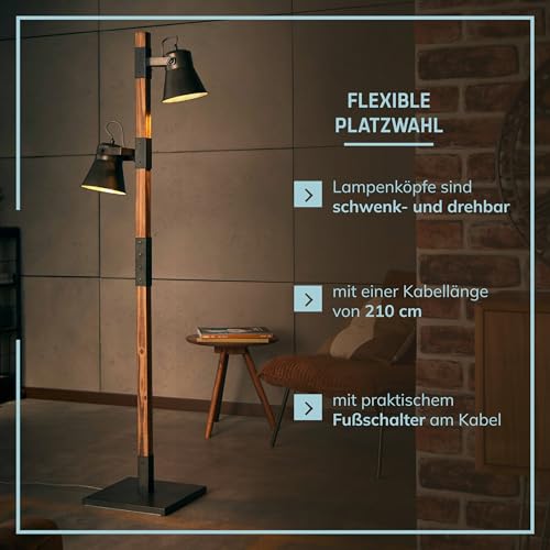 Lightbox Industrial-Stehleuchte Detail