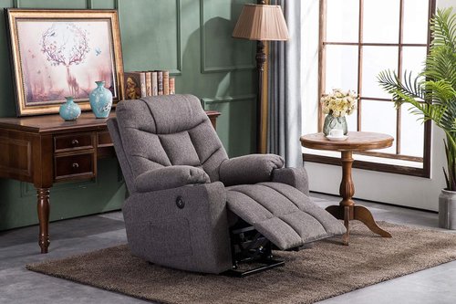 Elektrischer Relaxsessel mit Aufstehhilfe Detail