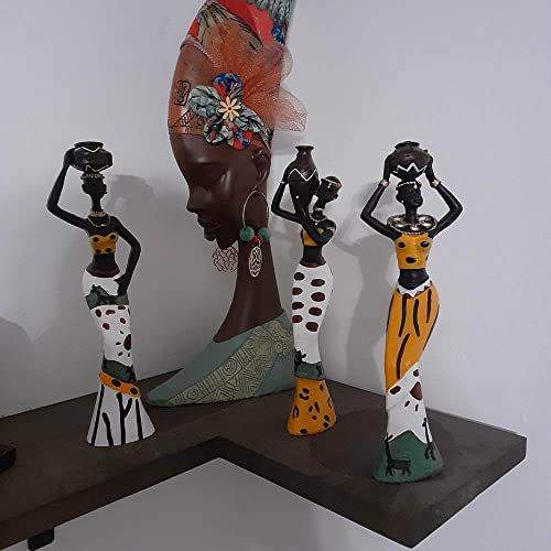 Afrikanische Frauenfiguren im Ethno-Stil Detail