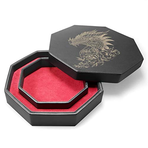 Oktagonale Würfelarena mit Drachenrelief