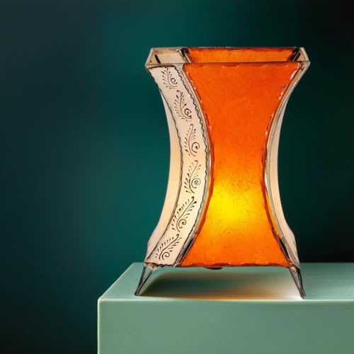 Orientalische Lederleuchte Chika Detail