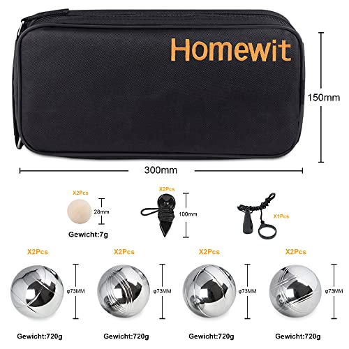 Boule-Set Premium mit Metallkugeln Detail