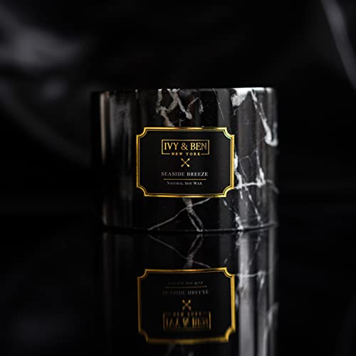 Duftkerze im Marmorgefäß