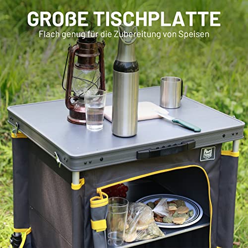 Faltbarer Campingschrank Detail