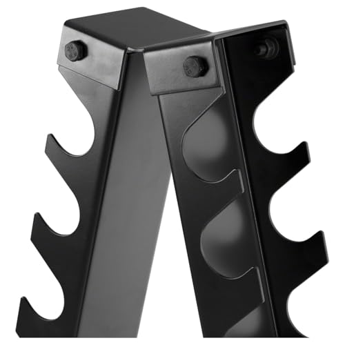 Hex-Hantelset mit Pyramidenständer Detail