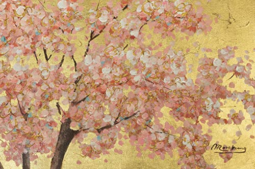 Handgemaltes Leinwandgemälde "Erster Blumenduft" Detail