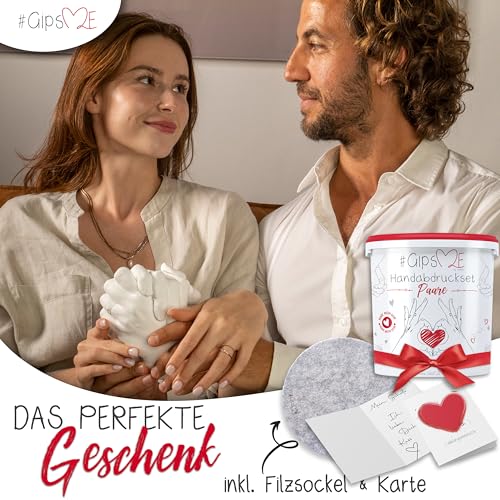 3D-Handabdruck für Paare Detail