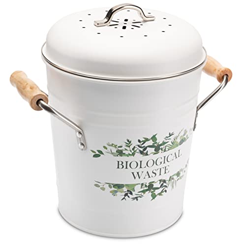 Biomülleimer mit Aktivkohlefilter Detail