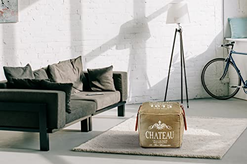 Canvas-Sitzwürfel Château